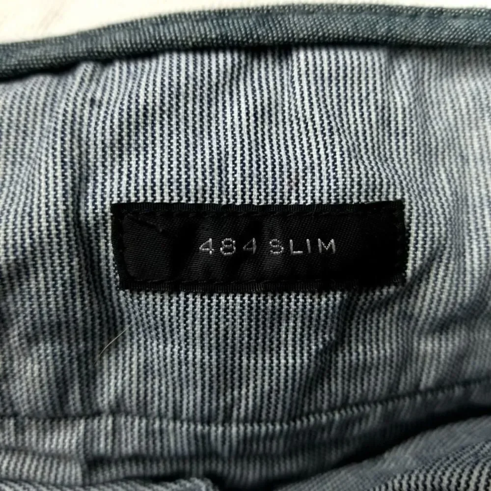 J.Crew 484 Broken In Slim-Fit Washed Gray Chino Pants Minimal Casual Trousers